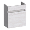 BRAUER Joy meuble sous-lavabo pour lave-mains - 40x45x22cm - 1 porte - sans poignée - ouvrant à droite - Forest Seashell SW1200969