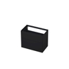 INK P2o Wastafelonderkast - 80x45x65cm - 2 lades - push to open - met rechte opdekfronten - MDF lak - Zwart mat SW207449
