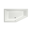 Xenz Society Hoekbad - 160x90x53 - afvoer Midden - Links - acryl - wit mat SW103342