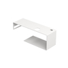 INK Smart plan lave-mains - 54x18x20cm - trou de robinet à gauche - sans trop-plein - blanc mat SW440134