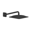 AXOR Citterio C douche de tête - 27x27cm - avec bras de douche - ecosmart+ - noir mat SW1151995