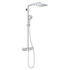GROHE Vitalio Joy+ doucheset - 35x23cm - rechthoek - thermostatisch - SmartControl - chroom SW1590102