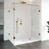 Saniclass Create Douchecabine 3-delig 90x200x160cm profielloos met antikalk en 8mm veiligheidsglas Goud geborsteld SW638580 Saniclass Create Douchecabine 3-delig 90x200x160cm profielloos met antikalk en 8mm veiligheidsglas Goud geborsteld SW638580