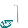 FugaFlow Eccelente Sobrado Colonne de douche murale avec douchette inox brossé SW1123699