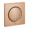 Grohe Rainshower F5 zijdouche met 1 straalsoort 12.7x12.7cm incl. inbouwkraanhuis brushed warm sunset SW98915 Grohe Rainshower F5 zijdouche met 1 straalsoort 12.7x12.7cm incl. inbouwkraanhuis brushed warm sunset SW98915