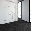 Saniclass Create douchecabine XL 100x120cm profielloos met antikalk en 8mm veiligheidsglas chroom SW223674 Saniclass Create douchecabine XL 100x120cm profielloos met antikalk en 8mm veiligheidsglas chroom SW223674