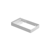 INK Jazz XS Cadre de support lave-mains 36x20x5cm porte-serviettes gauche acier Blanc brillant SW207544