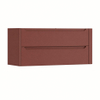H&R Badmeubelen Juice Meuble sous-vasque - 120x45x50cm - angle droit arrondi - 2 tiroirs - poignée intégrée - Terra mat SW1489621