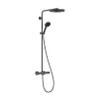 Hansgrohe Pulsify S Puro Showerpipe 260 1j opbouwthrm en handdouche3j, Brushed Black Chrome SW1566504