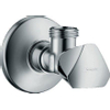 Hansgrohe Hoekstopkraan E avec rosace de recouvrement Ø 54mm chrome SW95051