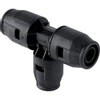 Geberit Pushfit T stuk verlopend - 25x16x25mm PVDF 7950224