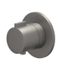 IVY Pact Partie apparente - pour Mitigeur thermostatique encastré - Symmetry - rosace ronde - metal black brossé PVD SW1031031