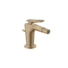 Hansgrohe Axor Citterio C 1-gats bidetkraan m. pop-up trekwaste m. cubic cutvoorsprong 11.3cm - brushed bronze SW1151983