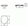 Ideal Standard Connect abattant de WC blanc 0180418