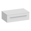 Saniclass Sharp meuble salle de bains 80.2x27x45.5cm avec planche lavabo avec softclose sans porte 1 tiroir blanc haute brilliance SW86422 Saniclass Sharp meuble salle de bains 80.2x27x45.5cm avec planche lavabo avec softclose sans porte 1 tiroir blanc haute brilliance SW86422