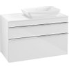 Villeroy en Boch Venticello wastafelonderbouwkast met 2 laden voor opzetwastafel rechts 95.7x50.2x60.6cm glans wit 1025486 Villeroy en Boch Venticello wastafelonderbouwkast met 2 laden voor opzetwastafel rechts 95.7x50.2x60.6cm glans wit 1025486