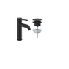 Grohe Essence Wastafelkraan - 1 gats - afvoergarnituur - push up - phantom black (zwart) SW1204274