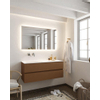 Mondiaz VICA ensemble de meuble de salle de bain - 120cm - meuble sous-vasque reposant - 2 tiroirs - lavabo cloud gauche - sans trou de robinet version XL 60cm de haut SW1089767