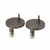 QeramiQ Dely Kit de fixation - abattant WC - gunmetal SW1444070