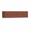 H&R Badmeubelen Juice Wastafelonderkast - 180x45x40cm - rechterhoek afgerond - 3D-front - 2 lades - geïntegreerde greep - terra mat SW1260378