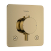 Hansgrohe Ecostat comfort Q Inbouwthermostaat - 2 functies - polished gold optic SW1387868
