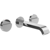 Villeroy & Boch Dawn wastafeluitloop set - zonder pop up afvoergarnituur - hoogglans chroom SW974307