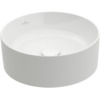 Villeroy & Boch Collaro opzetwastafel rond Ø40cm zonder overloop zonder kraangat ceramic+ wit SW358382 Villeroy & Boch Collaro opzetwastafel rond Ø40cm zonder overloop zonder kraangat ceramic+ wit SW358382