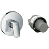 Hansgrohe Logis Douchemengkraan complete set - afbouwdeel - hoogglans chroom GA50521