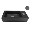 Wiesbaden Rhea S mini fontein rechts 36,5 x 18 x 9 cm quartz OUT13585