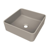 Arcqua Case vasque à poser - carrée - 37x37cm - argile mate SW1209109