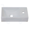 H&R Badmeubelen Qube Fontein - 41x22x10cm - kraangat rechts - wit SW47