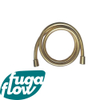 FugaFlow Eccelente Sobrado Flexible de douche lisse 150cm Brushed Brass SW1124015