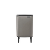 Brabantia Bo Hi Poubelle - 7 litres - seau intérieur en plastique - platinum SW1117397