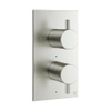 Crosswater MPRO Mitigeur de bain - encastré - vertical - 2 fonctions - inox SW385369