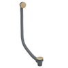 Crosswater 3ONE6 Badafvoer - klikwaste - verlengd - gecoat messing geborsteld (goud) SW927913