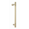 Crosswater Optix 10 Geribbelde Handgreep - 12.5cm - geborsteld messing (goud) SW876251