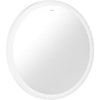Hansgrohe Xarita Lite S Miroir - 70cm - rond - éclairage led - interrupteur mural - blanc mat SW1165021