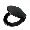 Tiger Toiletbril Blackwash Softclose MDF Zwart 37.5x5.5x43cm SW25340