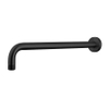 Wiesbaden Unimatch bras de douche - 45cm - mural - noir mat SW729181