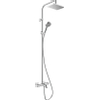 Hansgrohe Vernis Shape doucheset - 23cm - thermostatisch - met baduitloop - ecosmart - chroom SW651653