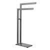Zack LINEA Handdoekstandaard - 80x15x39cm - dubbel - grafiet SW1416167