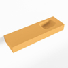 MONDIAZ LEX Opbouwwastafel 100x30x12cm 0 kraangaten wasbak rechts Solid Surface mat SW476653 MONDIAZ LEX Opbouwwastafel 100x30x12cm 0 kraangaten wasbak rechts Solid Surface mat SW476653