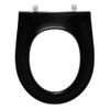 Pressalit Objecta pro polygiene abattant de WC sans couvercle noir SW96648