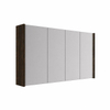 FugaFlow Eccelente Arredo Spiegelkast - 140x63x16cm - inclusief zijpanelen - eiken charcoal SW1565537
