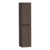 Saniclass Solution Badkamerkast - 160x35x35cm - 2 links- rechtsdraaiende deuren - hout - black oak SW392903