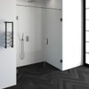 Saniclass Create douchedeur 160x200cm 2-delig profielloos met antikalk en 8mm veiligheidsglas geborsteld RVS SW223789 Saniclass Create douchedeur 160x200cm 2-delig profielloos met antikalk en 8mm veiligheidsglas geborsteld RVS SW223789
