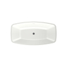 Xenz Moniek XS duobad 155x80x57 edelweiss met sleuf overloop. waste wit glans SW381468 Xenz Moniek XS duobad 155x80x57 edelweiss met sleuf overloop. waste wit glans SW381468