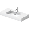 Duravit Vero lavabo pour meuble 105x49cm avec 1 trou de robinet avec Wondergliss blanc 0291354