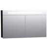 Saniclass Double Face armoire miroir 120x70x15cm 2 portes avec éclairage LED noir SW24967 Saniclass Double Face armoire miroir 120x70x15cm 2 portes avec éclairage LED noir SW24967