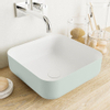 Mondiaz Binx waskom 36x36x13cm vierkant opbouw Solid Surface Greey/Talc SW643503 Mondiaz Binx waskom 36x36x13cm vierkant opbouw Solid Surface Greey/Talc SW643503